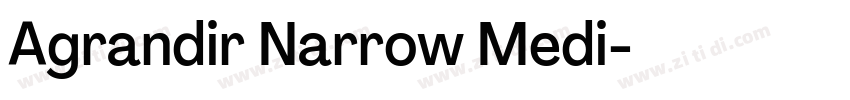 Agrandir Narrow Medi字体转换 Agrandir Narrow Medi字体转换